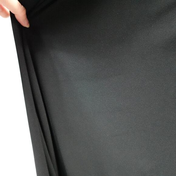 Vintage Cache One Shoulder Black Jersey Grecian Crystal Formal Dress Gown New 6 - Picture 15 of 16